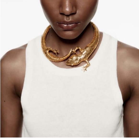 Zara Jewelry - Zara Gold Lizard Necklace